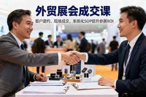 （16356期）外贸展会成交课，含目标制定、客户邀约、现场成交，系统化SOP提升参展ROI